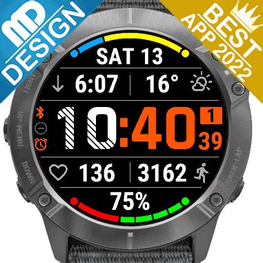 glance watch face garmin